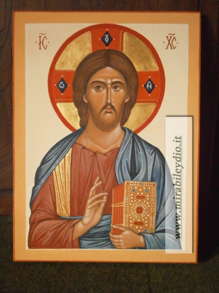 Cristo Pantocratore 2021 -30 x 40 cm -410 €