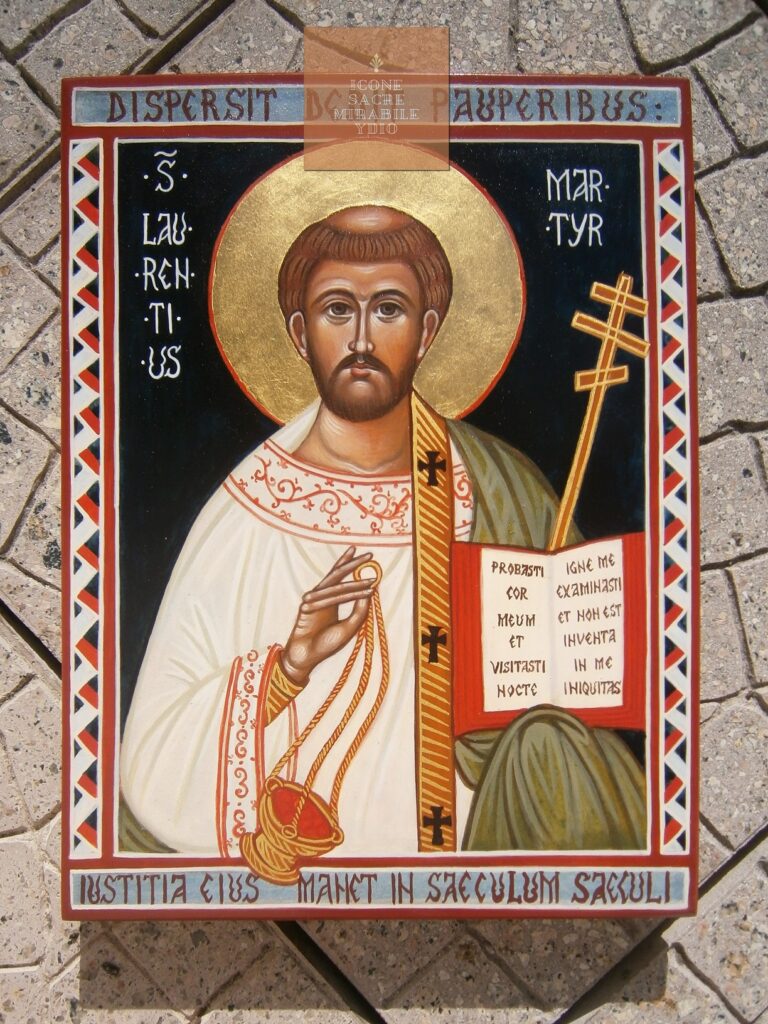 Icona San Lorenzo 24 x 32 cm -2023