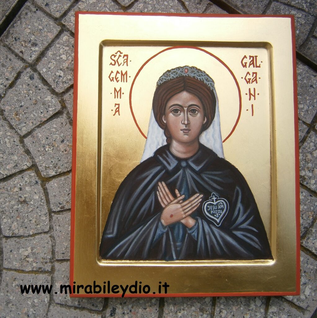 Icona Santa Gemma Galgani