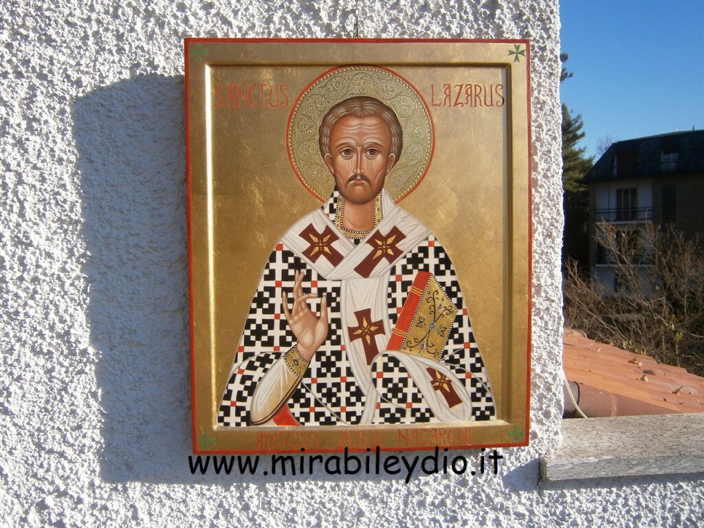 Icona San Lazzaro- 50 x 60 cm