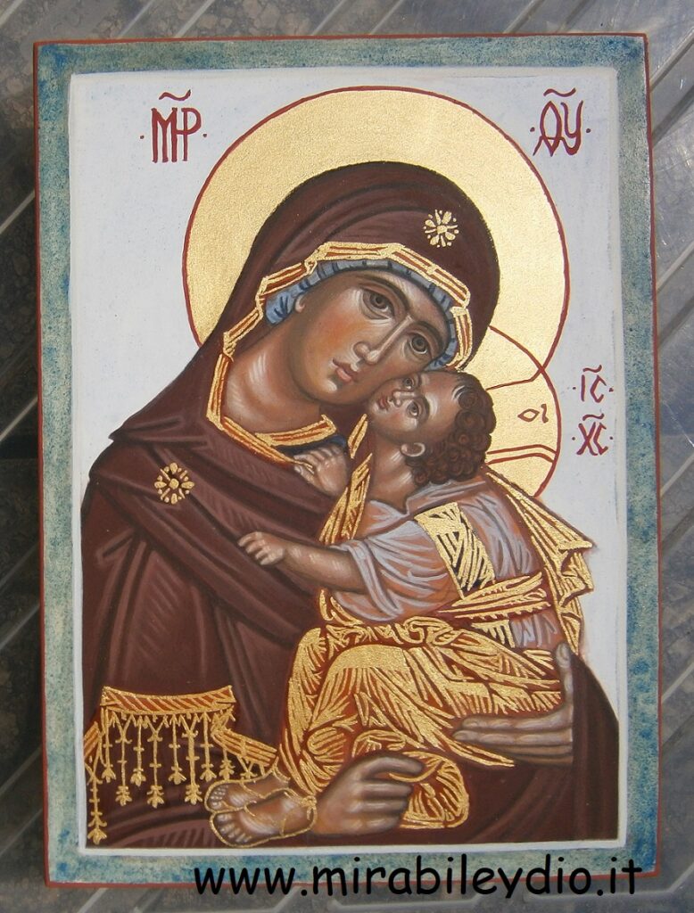 Icona Madre di Dio più onorabile 22 x 16 cm -2024-