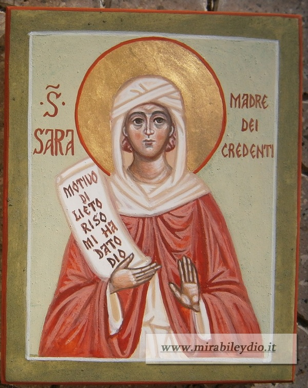 Icona Santa Sara -2023-15 x 12 cm